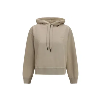 Isabel Marant Étoile Beige Cotton Sweatshirt In Brown