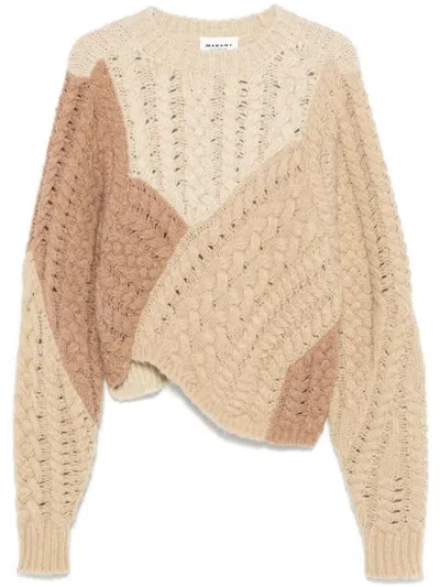 ISABEL MARANT ÉTOILE BEIGE CREWNECK SWEATER