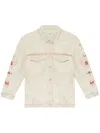 Isabel Marant Étoile Isabel Marant Etoile Manona Denim Jacket In Beige