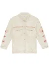 Isabel Marant Étoile Isabel Marant Etoile Manona Denim Jacket In Beige