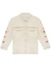 Isabel Marant Étoile Isabel Marant Etoile Manona Denim Jacket In Neutral