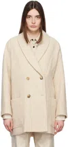 Isabel Marant Étoile Beige Joanina Coat In 90be Beige
