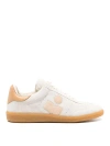 ISABEL MARANT ÉTOILE BEIGE LEATHER SNEAKERS