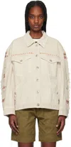 Isabel Marant Étoile Isabel Marant Etoile Manona Denim Jacket In Ecru