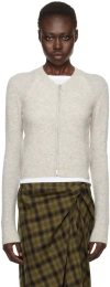 Isabel Marant Étoile Beige Oaka Cardigan In 23sd Sand