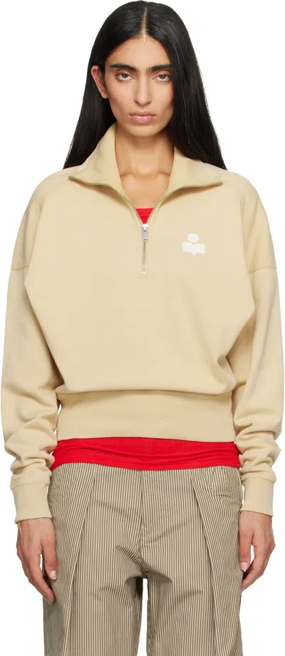 ISABEL MARANT ÉTOILE BEIGE ROSS SWEATSHIRT