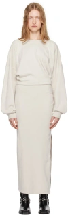 Isabel Marant Étoile Mafalda Long-sleeve Maxi Dress In 23ec Ecru