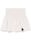 Isabel Marant Étoile Beige Skirt With Wide Smocked Waistband In Neutral