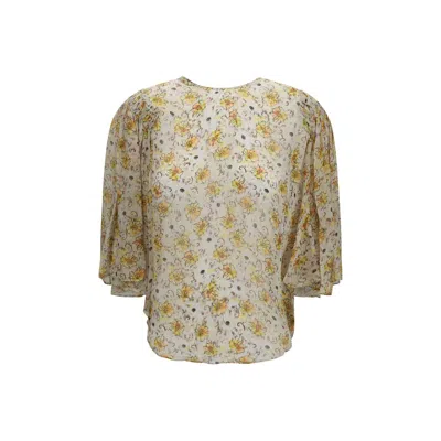 Isabel Marant Étoile Beige Viscose Blouse In Neutral