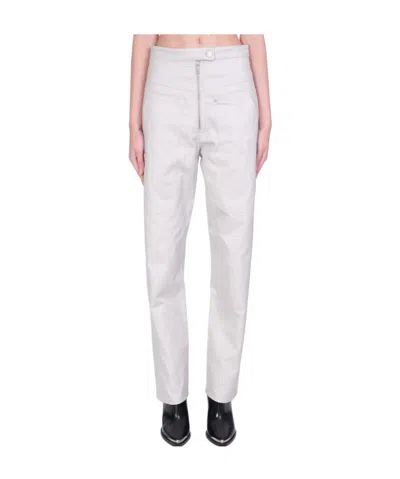 Isabel Marant Étoile Belden Cropped Jeans In White