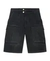 Isabel Marant Étoile Belt-loop Denim Shorts In Black