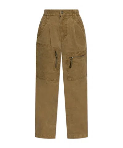 Isabel Marant Étoile Belt-loop Jeans In Green
