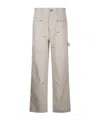 Isabel Marant Étoile Isabel Marant Etoile Ophra Loose Fit Fine Denim Jeans In Nude