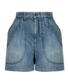 Isabel Marant Étoile Belt Loop Shorts In Blue