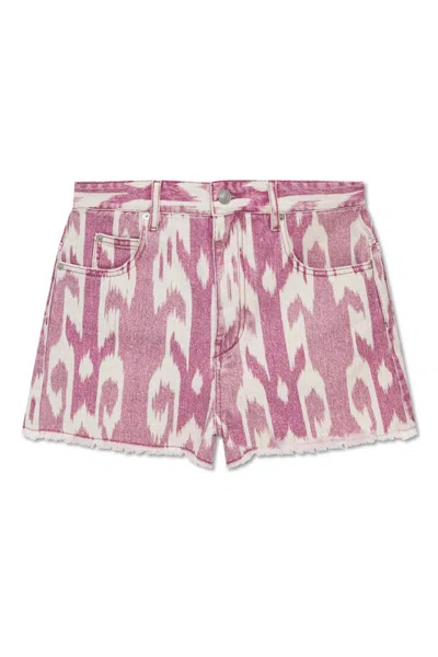 ISABEL MARANT ÉTOILE ISABEL MARANT ÉTOILE LOGO PATCH SHORTS