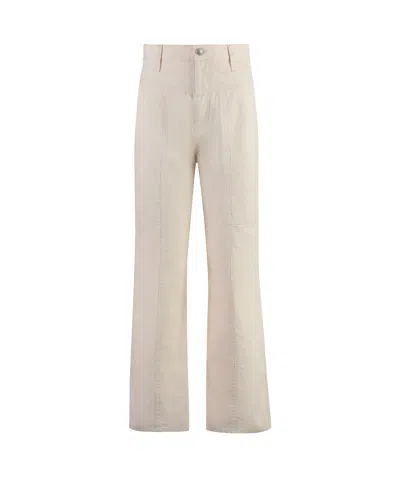 ISABEL MARANT ÉTOILE ISABEL MARANT ÉTOILE HIGH-WAIST STRAIGHT-LEG TROUSERS