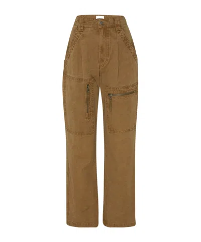 Isabel Marant Étoile Belt Loops Slacks In Brown