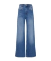 Isabel Marant Étoile Belt Ring Denim Trousers In Blue