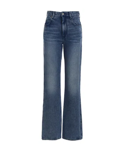 Isabel Marant Étoile Belt Ring Jeans In Blue