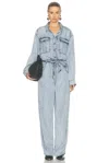 Isabel Marant Étoile Paige Denim Jumpsuit In Blue