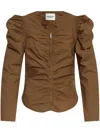 Isabel Marant Étoile Benatea Blouse In Braun
