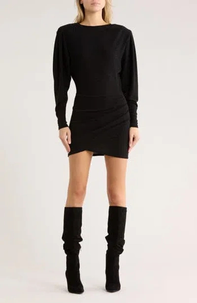 ISABEL MARANT ÉTOILE ISABEL MARANT ÉTOILE BENEDICTE LONG SLEEVE STRETCH JERSEY MINIDRESS
