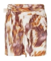 Isabel Marant Étoile Berenice Miniskirt In Natural Color/ochre