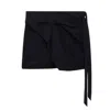 Isabel Marant Étoile Isabel Marant Etoile Berenice Mini Wrap Skirt In Black