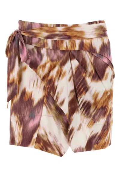 Isabel Marant Étoile Isabel Marant Etoile Printed Cotton Berenice Mini Skirt