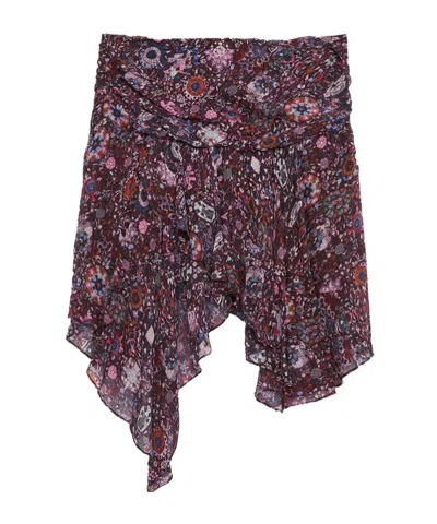 Isabel Marant Étoile Berenicia Mini Skirt In Multi