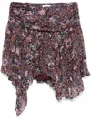 Isabel Marant Étoile Berenicia Short Printed Frilly Skirt Clothing