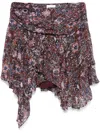 Isabel Marant Étoile Isabel Marant Etoile Berenicia Short Printed Frilly Skirt In Multi