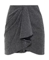 Isabel Marant Étoile Marant Étoile Woman Mini Skirt Black Size 8 Polyamide, Metallic Polyester, Elastane In Black