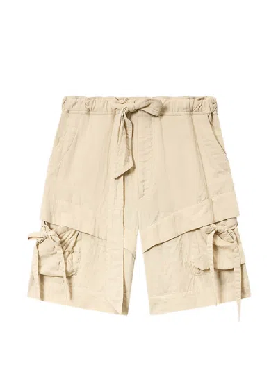 Isabel Marant Étoile Bermia Drawstring Shorts In Neutral