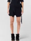 Isabel Marant Étoile Bernenice Wrap Skirt Asymmetric Hem Tie In Black
