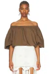 Isabel Marant Étoile Bertille Blouse In Khaki