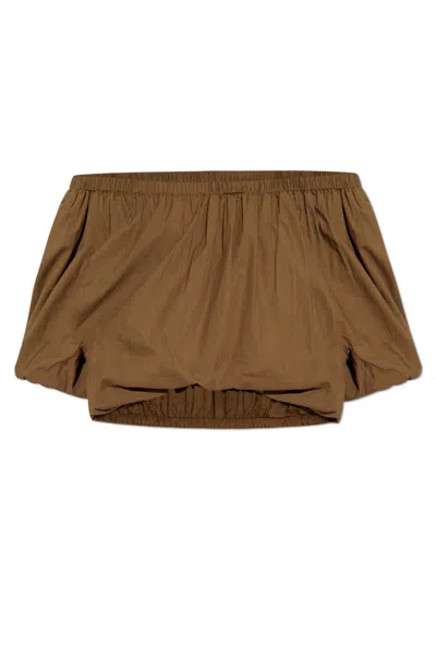 Isabel Marant Étoile Bertille Top In Brown