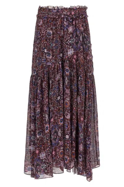 Isabel Marant Étoile 'besma' Skirt In Purple