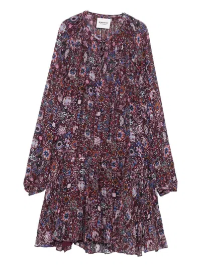 Isabel Marant Étoile Bess Floral-print Dress Clothing In Multi