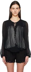 Isabel Marant Étoile Black Advika Blouse In Black