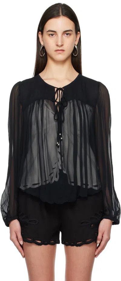 Isabel Marant Étoile Black Advika Blouse