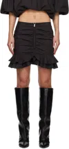 Isabel Marant Étoile Black Breenea Miniskirt In Black