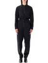 Isabel Marant Étoile Zully Button-fastening Pocket Jumpsuit In Black