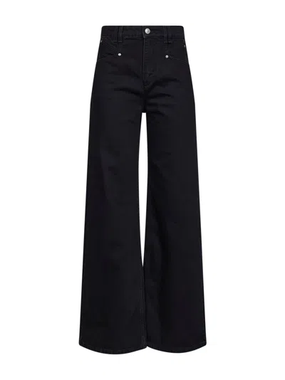 Isabel Marant Étoile Black Cotton Denim Lemony Jeans