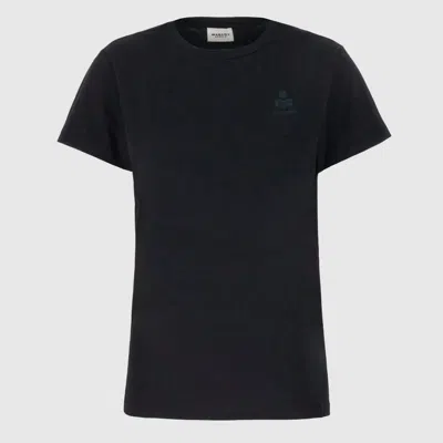 ISABEL MARANT ÉTOILE BLACK COTTON T-SHIRT
