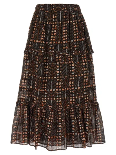 ISABEL MARANT ÉTOILE BLACK DIYA SKIRT