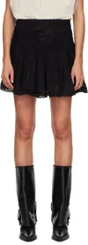Isabel Marant Étoile Black Goldie Miniskirt In Black