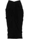 Isabel Marant Étoile Marant Etoile Ilis Midi Skirt In Black
