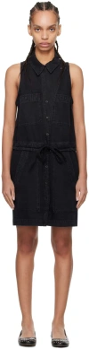 Isabel Marant Étoile Black Ines Minidress In 01bk Black