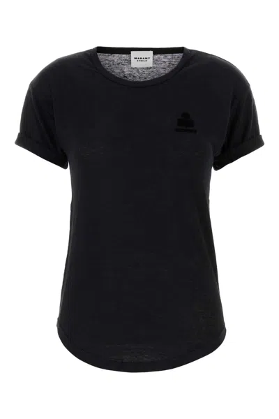 Isabel Marant Étoile Isabel Marant Etoile Women Black Linen Koldia T-shirt